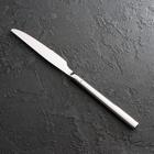 Нож столовый из нержавеющей стали Magistro Line, длина 23 см, цвет серебряный - фото 24642353