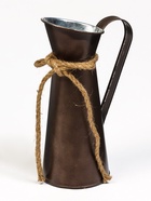 Декоративное кашпо для цветов «Кувшин Ноель», 8×20 см, металл, МИКС - Фото 3