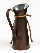 Декоративное кашпо для цветов «Кувшин Ноель», 8×20 см, металл, МИКС - Фото 4