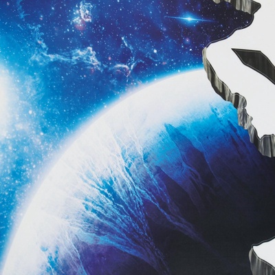 Интерьерная наклейка 3Д TAKE IT EASY «Космос в стене», 90×60 см