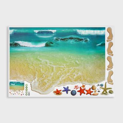 Интерьерная наклейка 3Д TAKE IT EASY «Море», на стену, 90×60 см, влагостойкая, ПВХ