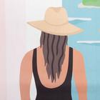 Полотенце пляжное Этель «Девушка в купальнике» 96х146 см, 100% хлопок - Фото 6