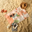 Полотенце пляжное Этель «Девушка в купальнике» 96х146 см, 100% хлопок - фото 318531981