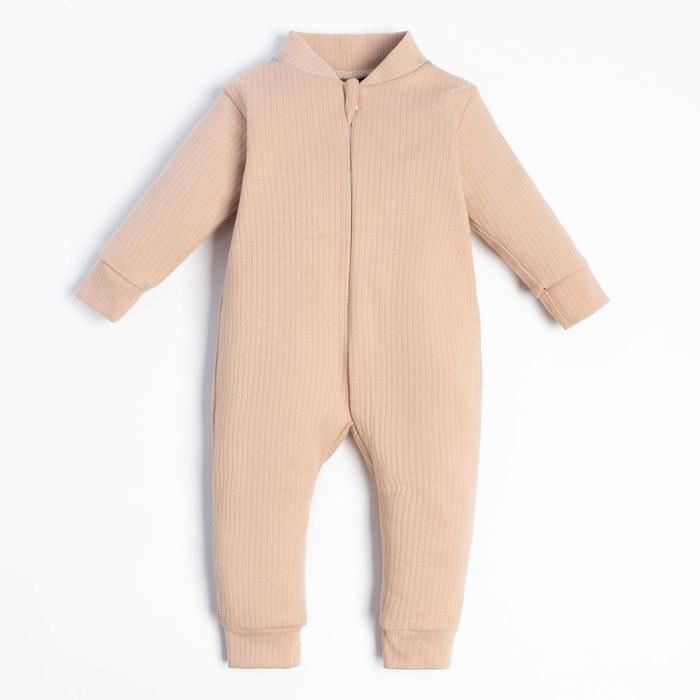 Комбинезон на молнии Крошка Я, BASIC LINE, рост 68-74 см - Фото 1