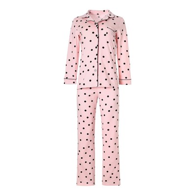 Пижама женская (рубашка, брюки) KAFTAN Cute, размер 48-50, розовая
