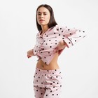 Пижама женская (рубашка и брюки) KAFTAN "Cute" р. 52-54 - Фото 4
