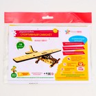 Деревянный конструктор. Сборная модель «Спортивный самолёт» 18 деталей - Фото 5