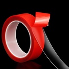 Клейкая лента TORSO, прозрачная, двусторонняя, акриловая, 20 мм × 5 м - Фото 3