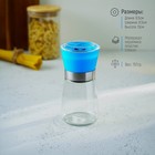 Мельница для специй Доляна «Модерн», 180 мл, 6.5×13 см, голубая - Фото 2