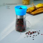 Мельница для специй Доляна «Модерн», 180 мл, 6.5×13 см, голубая - Фото 3