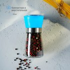 Мельница для специй Доляна «Модерн», 180 мл, 6.5×13 см, голубая - Фото 4