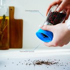 Мельница для специй Доляна «Модерн», 180 мл, 6.5×13 см, голубая - Фото 5