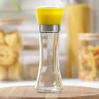 Мельница для специй Доляна «Модерн», 200 мл, 6.5×19 см, жёлтая - Фото 2