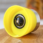 Мельница для специй Доляна «Модерн», 200 мл, 6.5×19 см, жёлтая - Фото 4