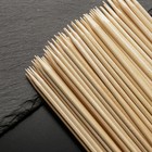 Шампур деревянный Magistro, 20×0,3 см, по 100 шт, берёза - Фото 3