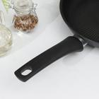 Сковорода Easy Chef, d=24 см, пластиковая ручка, антипригарное покрытие, цвет чёрный - Фото 5