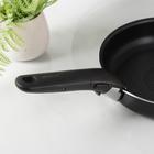 Набор посуды Ingenio Black handle, 3 предмета: сковорода d=22 см, d=28 см, съёмная ручка, цвет чёрный - Фото 4