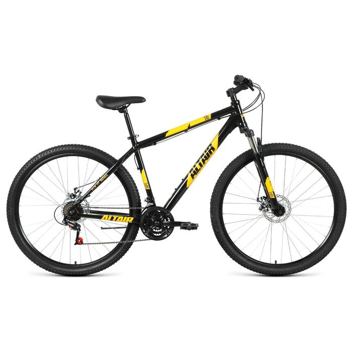Велосипед 29" Altair AL D, 2021, цвет черный/оранжевый, размер 17" - Фото 1