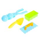 Набор для игры с песком «Песколеп и кирпичик», 4 предмета, цвета МИКС - фото 9837063
