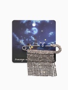 Булавка «Торжество» дождик, 7 см, цвет белый в серебре - фото 61536645