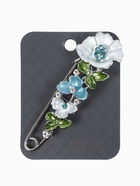 Булавка «Цветочная» дорожка, 7.5 см, цветная в серебре - Фото 3