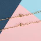 Кулоны "Неразлучники" ламы, цвет розово-голубой в золоте, 45 см - фото 24422260 Кулоны "Неразлучники" ламы, цвет розово-голубой в золоте, 45 см - фото 24422260