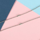 Кулоны «Неразлучники» игровые джойстики, цвет сиренево-розовый в серебре, 45 см - фото 7151459
