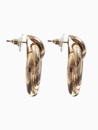 Серьги металл «Геометрия», овалы переплетённые, цвет золото - Фото 3