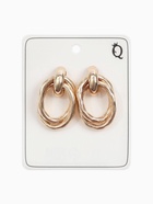 Серьги металл «Геометрия» овалы переплетённые, цвет золото 6244662