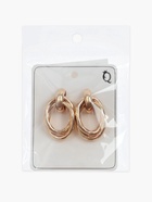 Серьги металл «Геометрия», овалы переплетённые, цвет золото - Фото 6