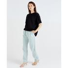 Футболка женская MINAKU REGULAR FIT: цвет чёрный, р-р 42 - Фото 2