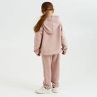 Костюм детский (худи, брюки) Casual Collection KIDS цвет пудровый, рост 110 - Фото 3