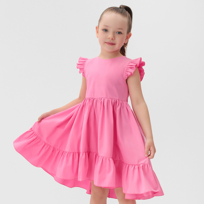 Платье для девочки KAFTAN: Princess, розовое, размер 32 (110-116 см)