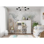 Стол компьютерный со шкафом «Лайт», 1420×356×1282 мм, цвет белый/дуб золотой - Фото 4