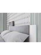 Кровать двуспальная Nova, 1634×2058×785 мм, спальное место 1600×2000 мм, цвет белый/ бетон - Фото 4