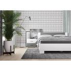 Кровать двуспальная Nova, 1634×2058×785 мм, спальное место 1600×2000 мм, цвет белый/ бетон - Фото 6