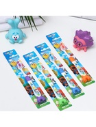 Зубная щётка детская Bambolina «МиМиМишки» мягкая, с подушечкой для чистки языка, 4-8 лет - Фото 6