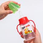 Бутылочка для кормления Nut milk, классическое горло, от 0 мес, 150 мл., цилиндр, с ручками - фото 21275366