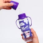 Бутылочка для кормления малыша M&B «Шоколадное молоко», классическое горло, с ручками, от 0 мес., 250 мл., цилиндр - Фото 5