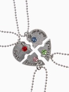 Кулоны парные «Фантастическая четвёрка», 45 см, цветные в серебре - Фото 1