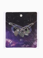 Кулоны "Неразлучники" фантастическая четвёрка, цветной в серебре, 45 см - фото 809497879