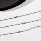 Кулоны парные «Тройное сердце», 45 см, цветные в серебре - Фото 3