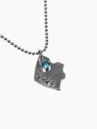 Кулоны парные «Тройное сердце», 45 см, цветные в серебре - Фото 5