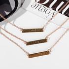 Кулоны парные на цепочке «Три сестры», 45 см, цвет золото - Фото 3