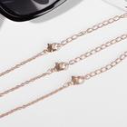 Кулоны парные на цепочке «Три сестры», 45 см, цвет золото - Фото 4