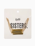 Кулоны парные на цепочке «Три сестры», 45 см, цвет золото - Фото 10