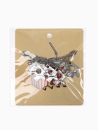 Кулоны "Неразлучники" пазлы квадрат, цвет чёрный в серебре, 45 см - фото 809601535