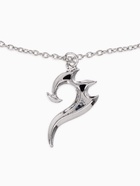 Кулоны «Неразлучники» горящее сердце, цвет чернёное серебро, 45 см - Фото 4