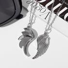 Кулоны «Неразлучники» два крыла, цвет серебро, 45 см - фото 6422914