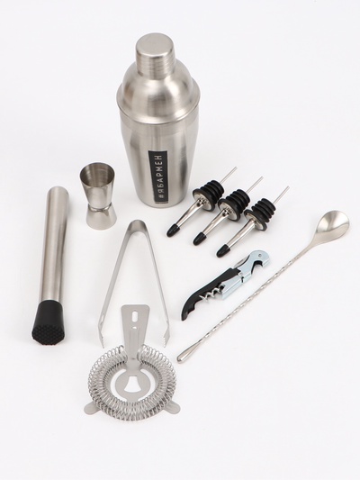 Набор барный «100% бармен», 10 предметов